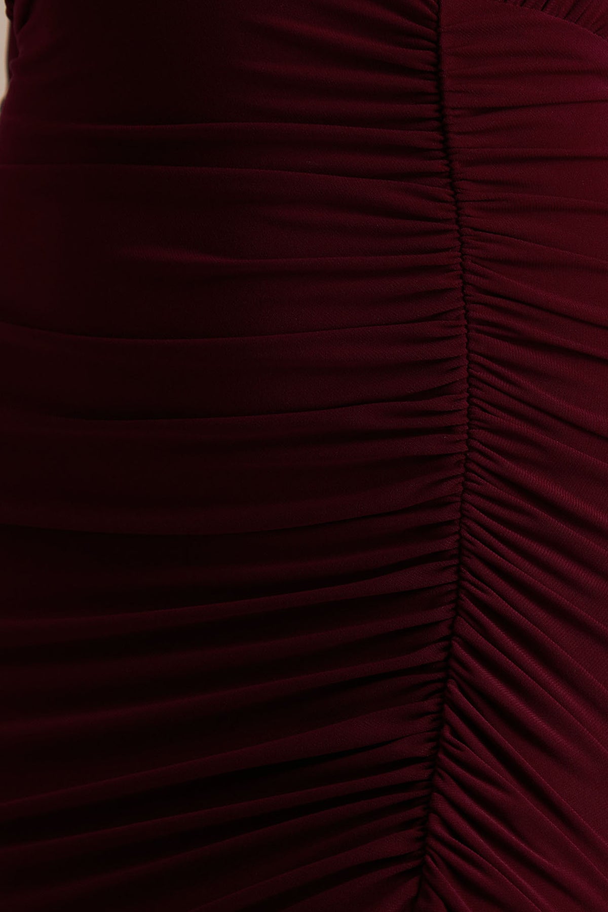Command | Burgundy Plunge-Neck Maxi Dress With Front-High Split - UK 6 BERRY Command | Burgundy Plunge-Neck Maxi Dress With Front-High Split - UK 6 BERRY