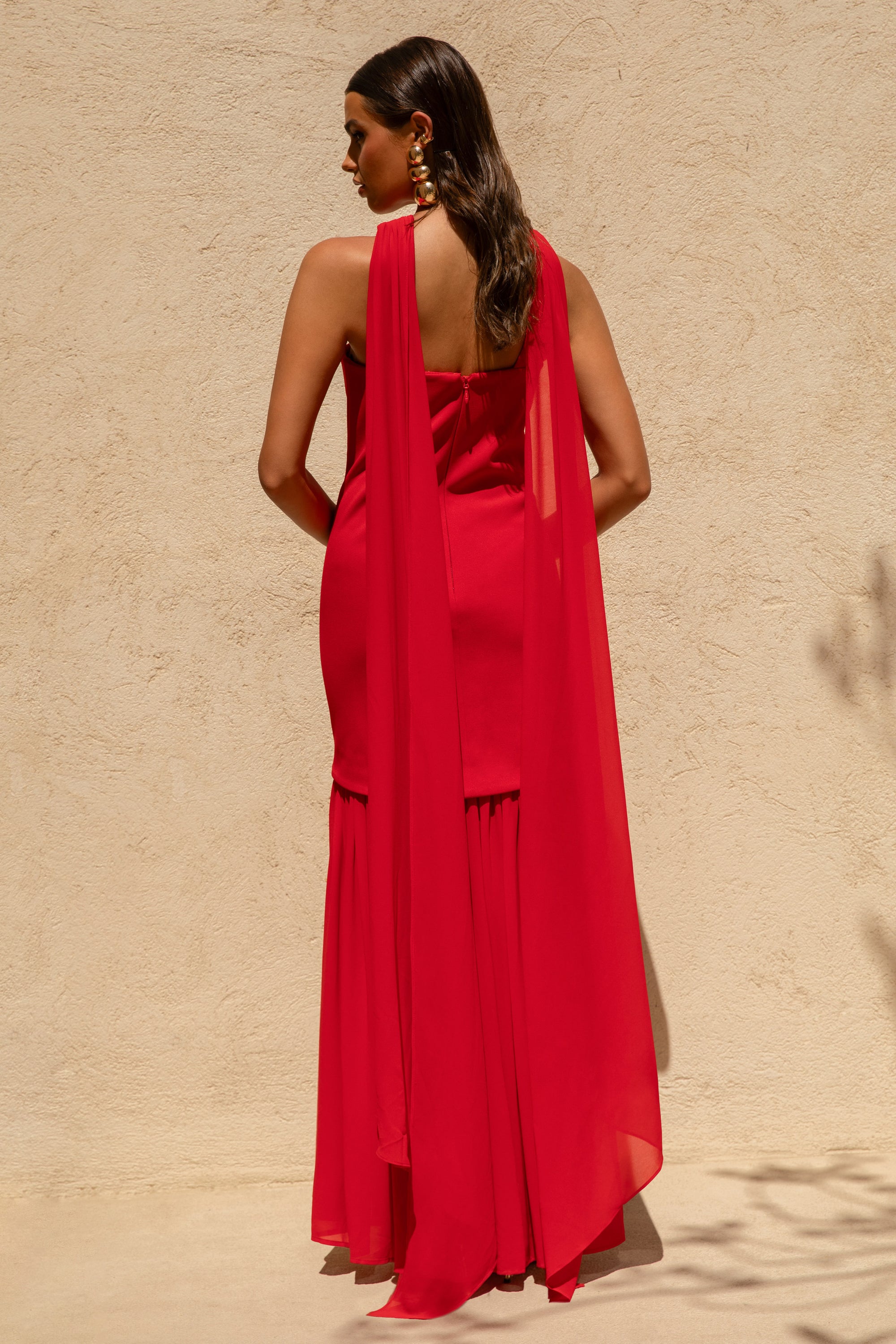 club l red maxi dress US 2 / RED