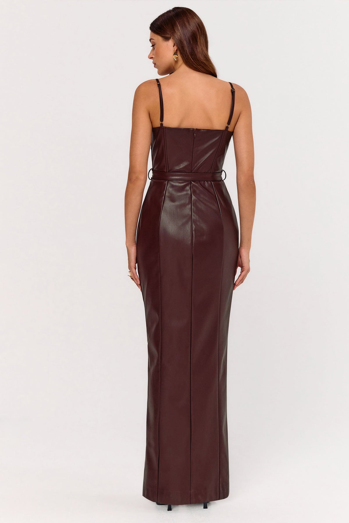 chinese dress ladies Mrs. Smith Stretch Leather Dress 2XL / Port Wine chinese dress ladies Mrs. Smith Stretch Leather Dress 2XL / Port Wine