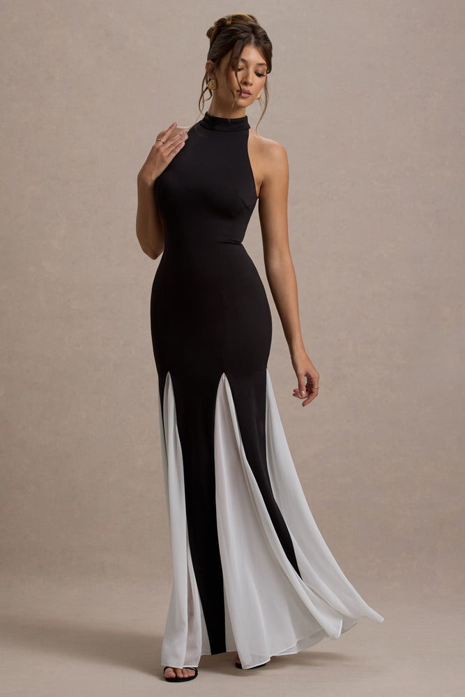 【新品未使用タグ付き】Lauris Chiffon Long Dress 8月上旬発送】【honey lemon】Lauris Chiffon Long Dress