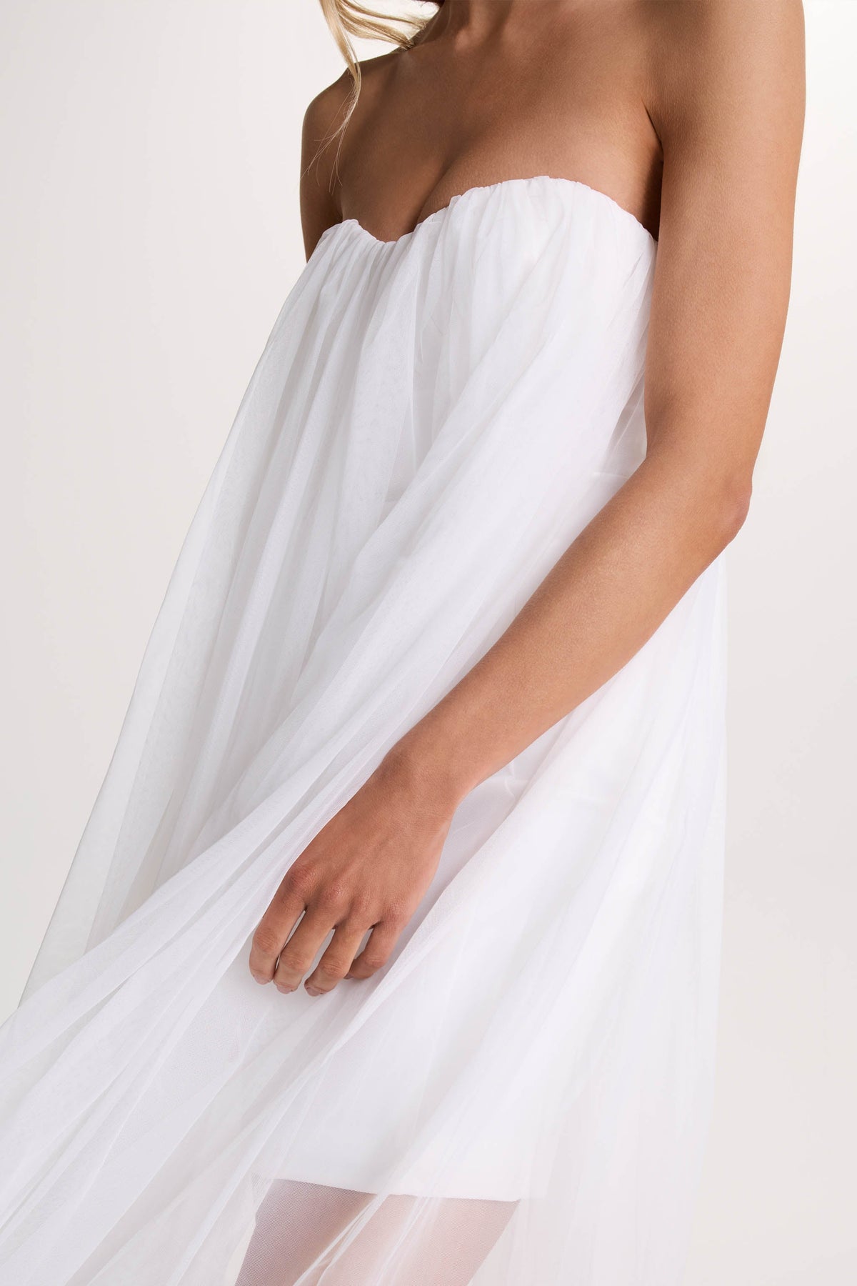 【NOTREemor 】tulle mini dress/ ivory Exclusive Tulle Mini Dress - White | Fashion Nova