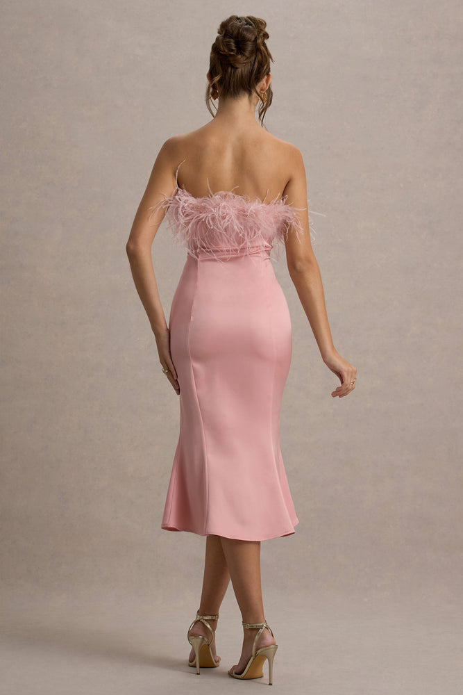 ワンピース STELLA McCARTNEY Skin Pink Satin Dress 0400020011351_BRIGHTPINK?wid=