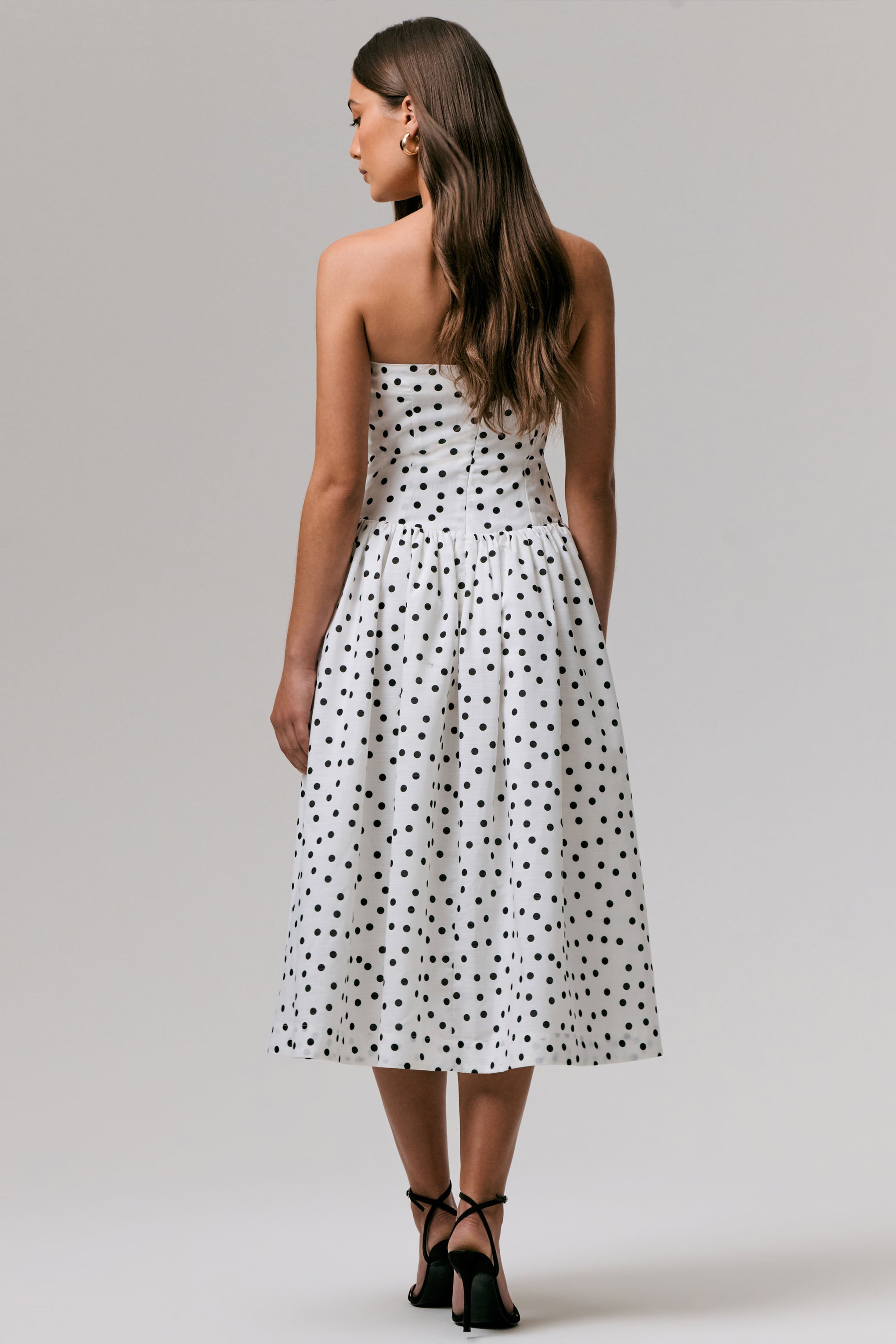 Triumph | Polka Dot Bandeau Midi Dress – Club L London - USA