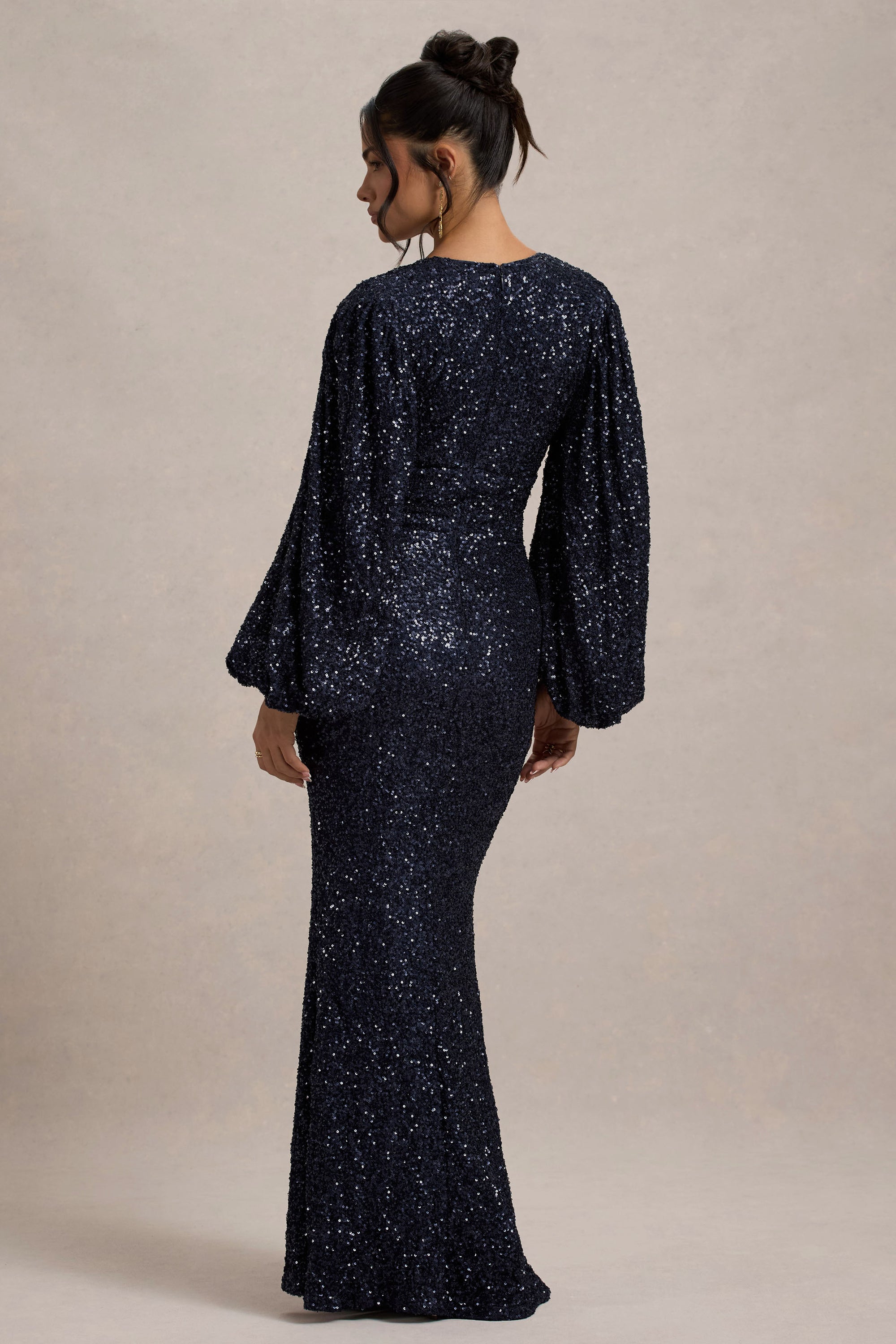 kaylia sequin maxi dress Kaylia Sequin Maxi Dress - Black