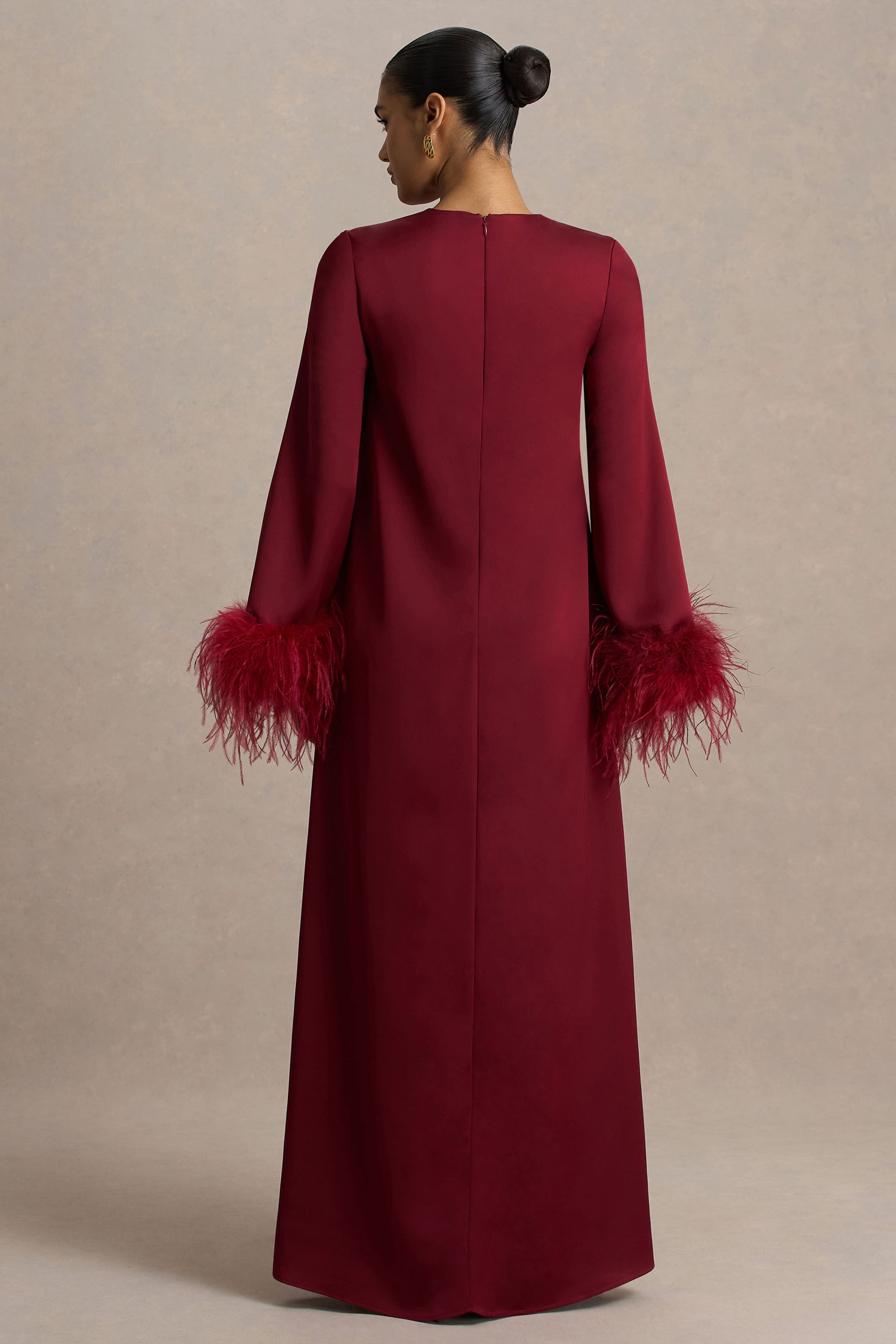 red dress with feather trim Red Take Me Out Extra Small Ellae Lisque - Perfect Lace Dress for Night Outs