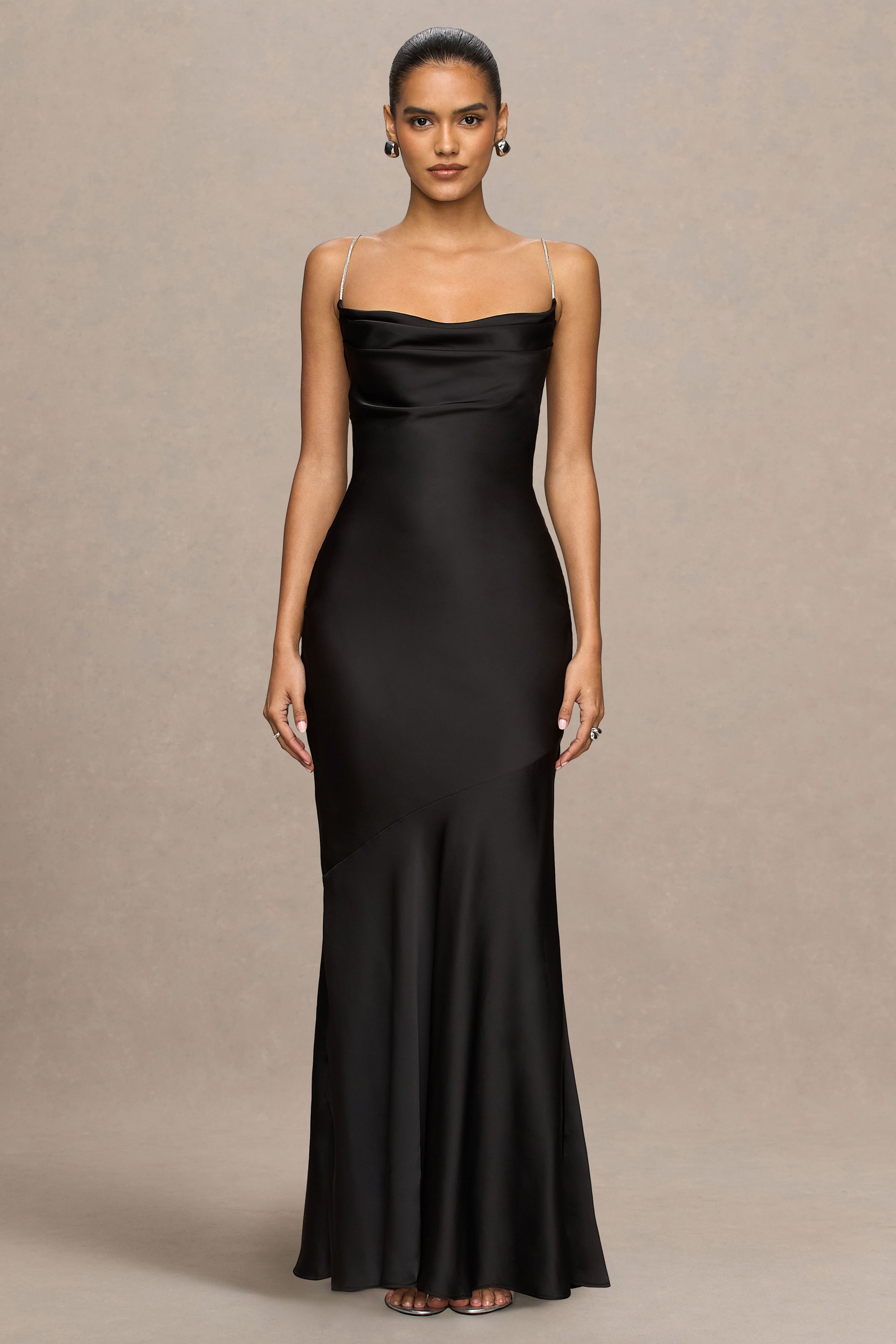 london convertible satin dress London Convertible Satin Mini Dress