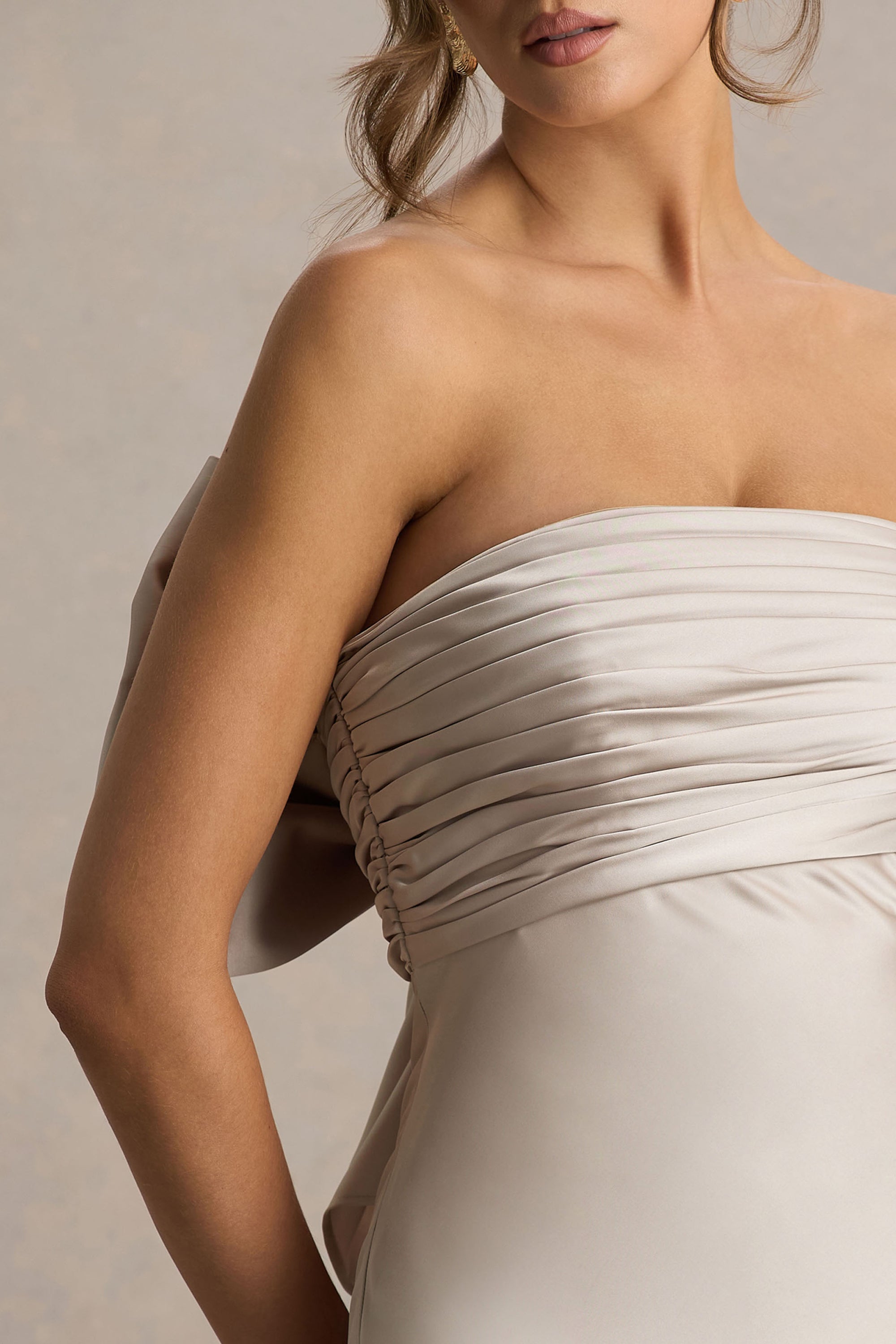 champagne tube dress Tinsley Tube Dress, in Champagne Luxe Satin, Size: Small | Show Me Your Mumu