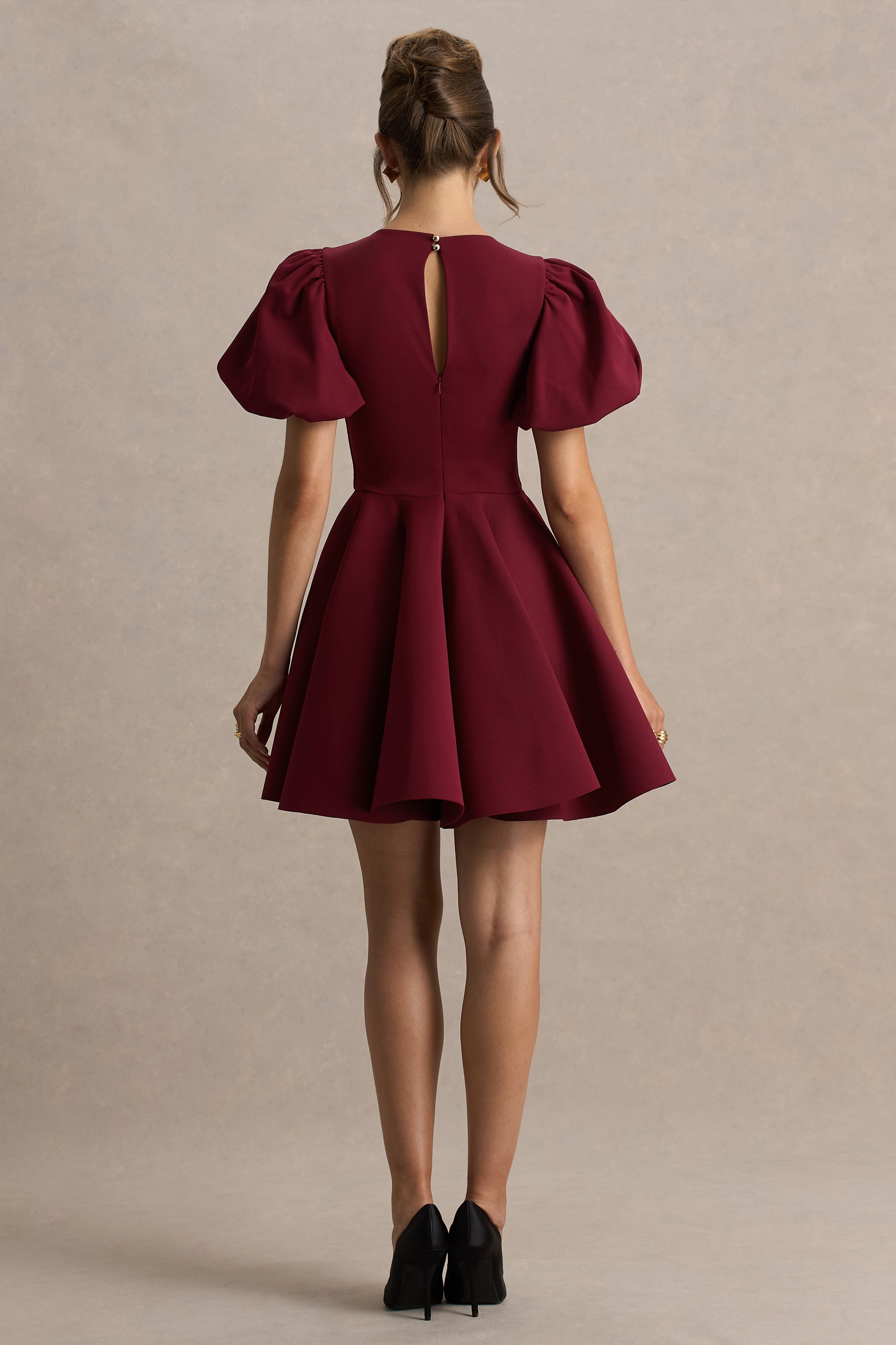 forevermore burgundy skater dress Lulus Forevermore Burgundy Skater Dress