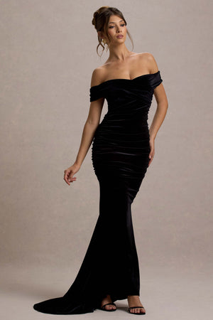 FOXEY 45466 DRESS \"VELVETEEN BARON\"42 黒 FOXEY 45466 DRESS 