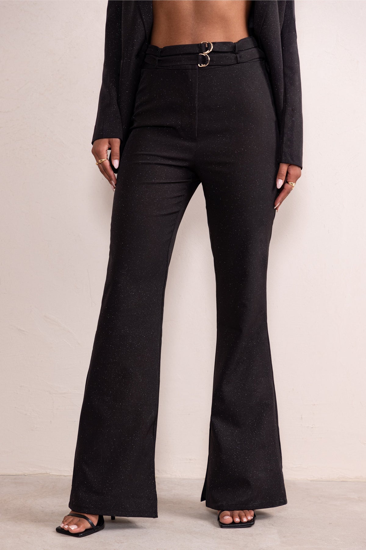 STRAIGHT TROUSERS WITH FRONT SLIT POCKETS in black | JW Anderson MX