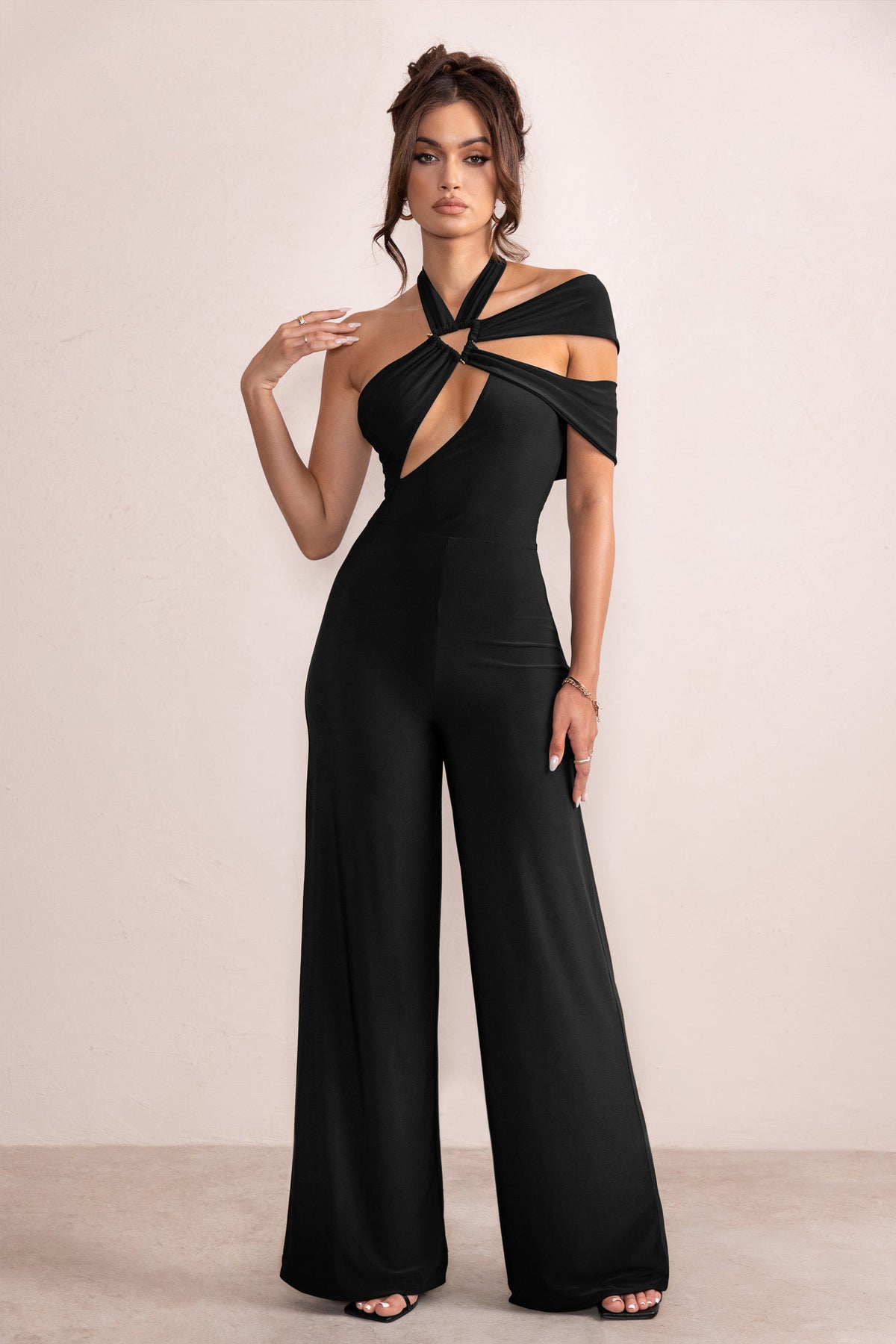 Kyodan Outdoor Keyhole Cutout Wide Leg Performance Jumpsuit Gray - $21 (82%  Off Retail) - From Thea