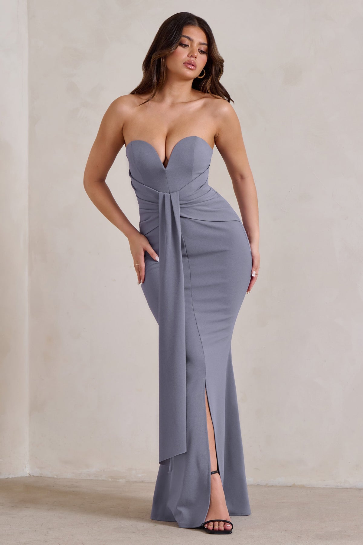 Sweetheart neckline maxi dress Clearance