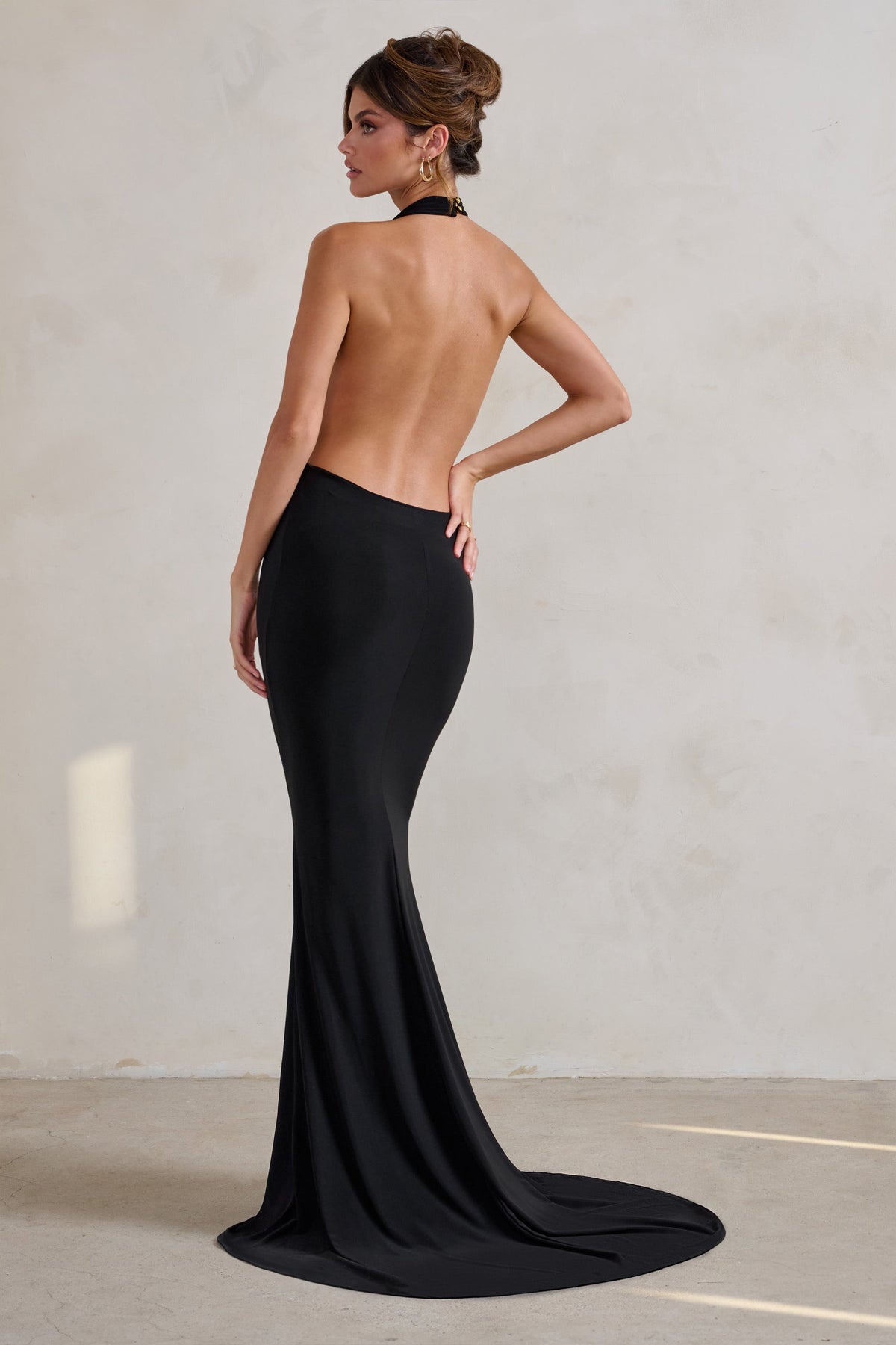 Women's Satin Low Back Bodycon Mini Dress – Hey Samy