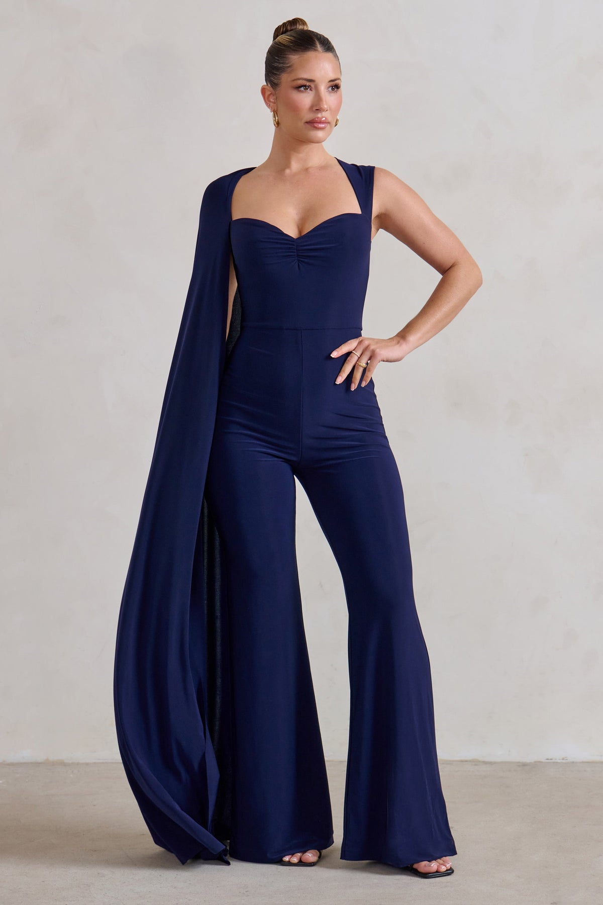 Amazon.com: Summer Women's Casual Rompers Extra Long Sleeve Wide Leg  Jumpsuit High Waist Elegant Jumpsuit : Clothing, Shoes & Jewelry