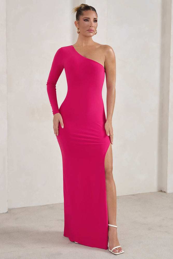 Hot Pink Dress, Linen Clothing, Fuschia Dress, Pink Linen Maxi Dress / MARI  / Summer Linen Dress, Linen Kaftan Dress, Sleeveless Dress - Etsy